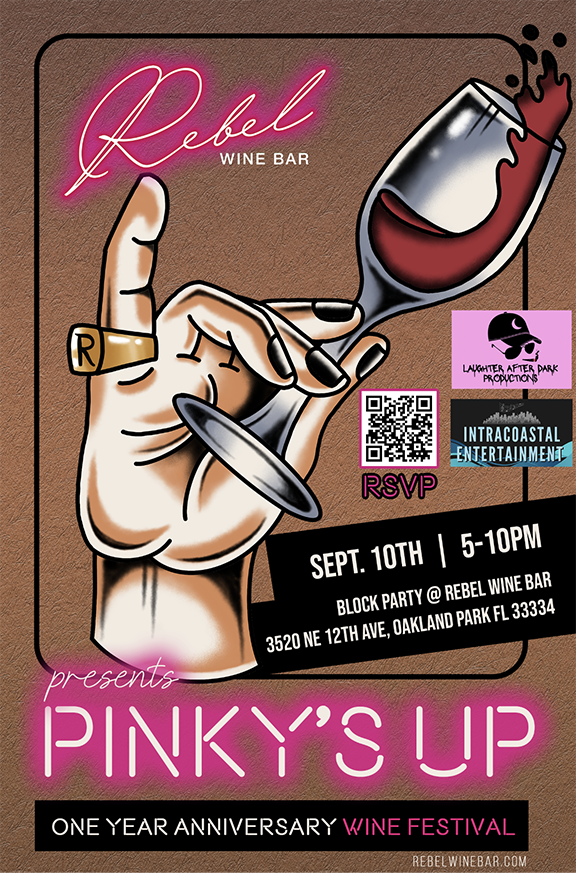 pinkysup rebel wine bar anniversary