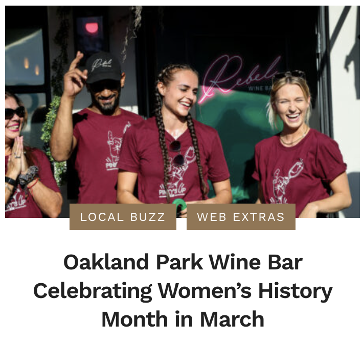 women owned wine bar