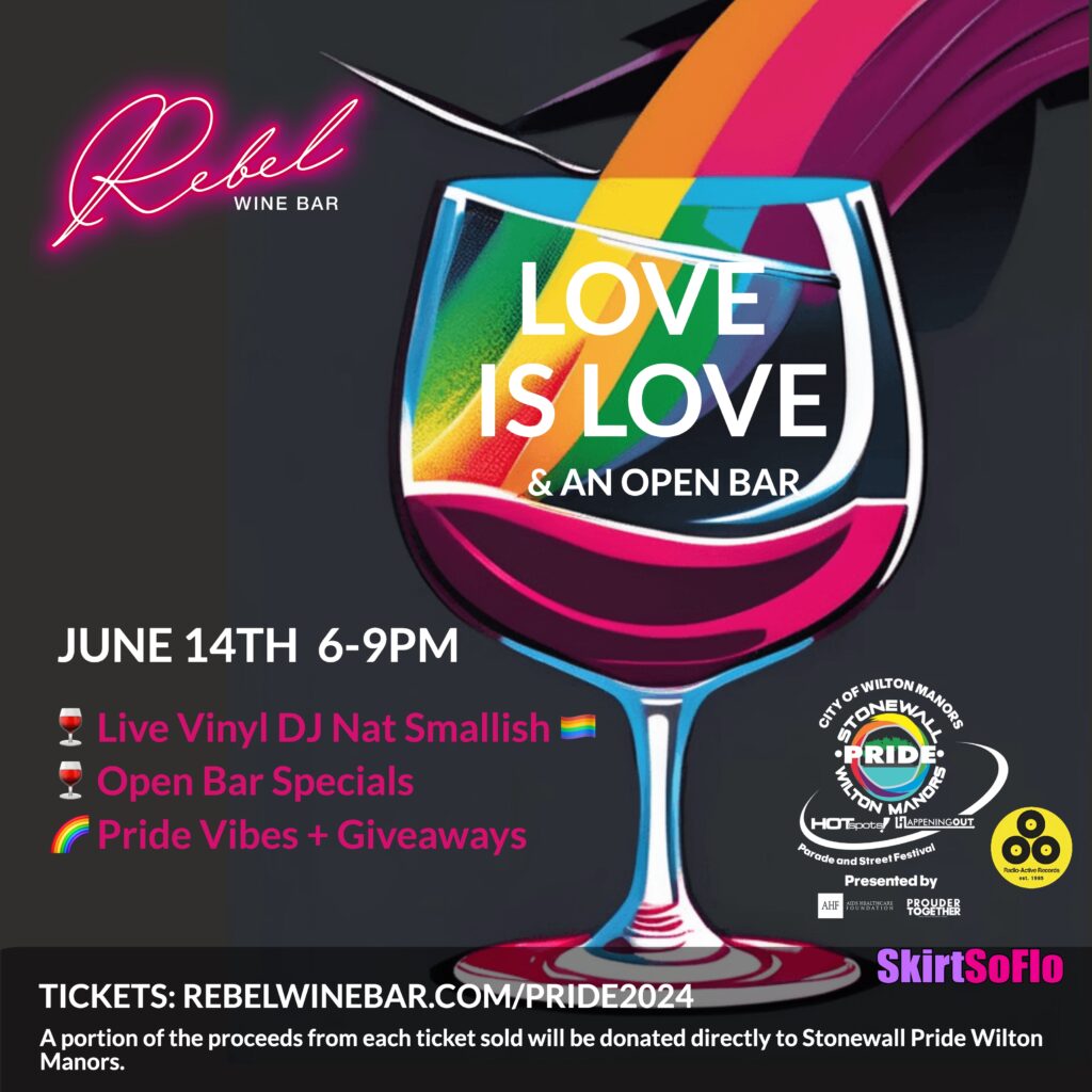StoneWall Pride Pregame Open Bar 🏳️‍🌈 Rebel Wine Bar