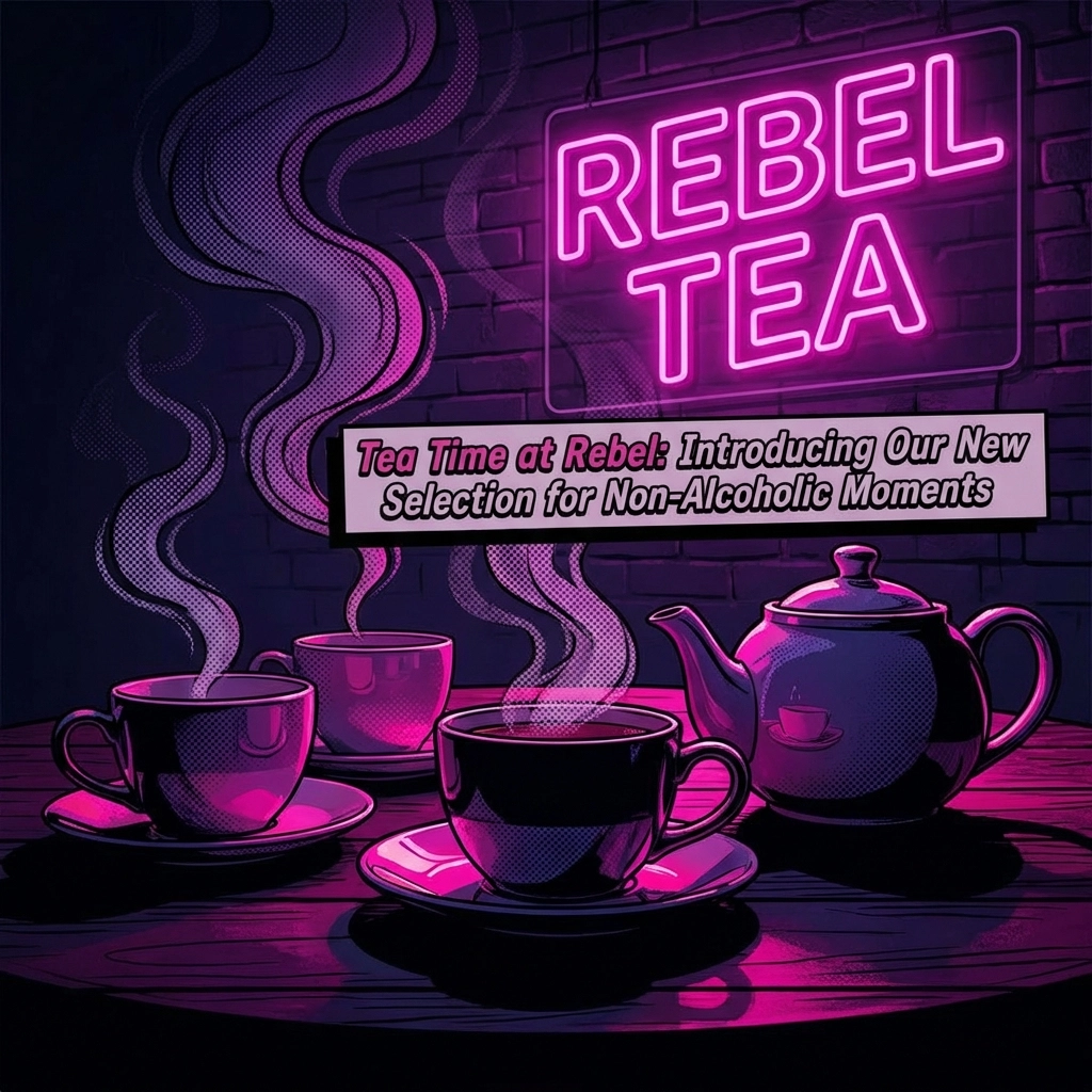 Tea Time at Rebel: Introducing Our New Selection for Non-Alcoholic Moments