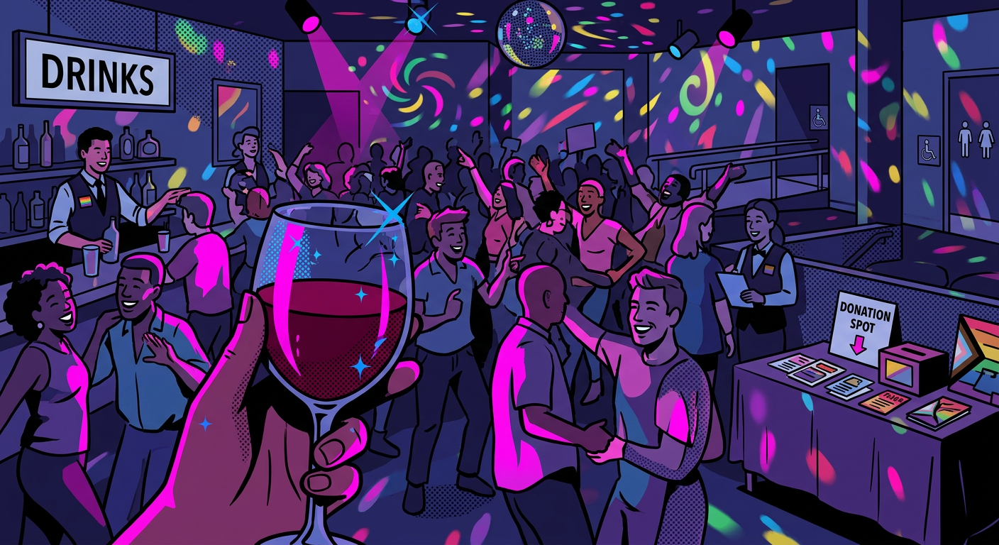 Rebel Wine Bar is super gay-friendly! How Our Pre-Pride Disco Builds Community